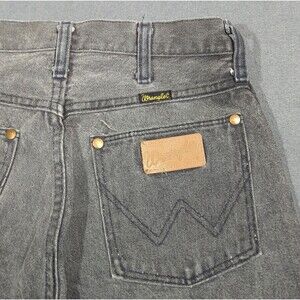 Wrangler VTG Jean 13MBKG Juniors 9 Fits 27x32 Black USA Made Scovill Zip 80s 90s